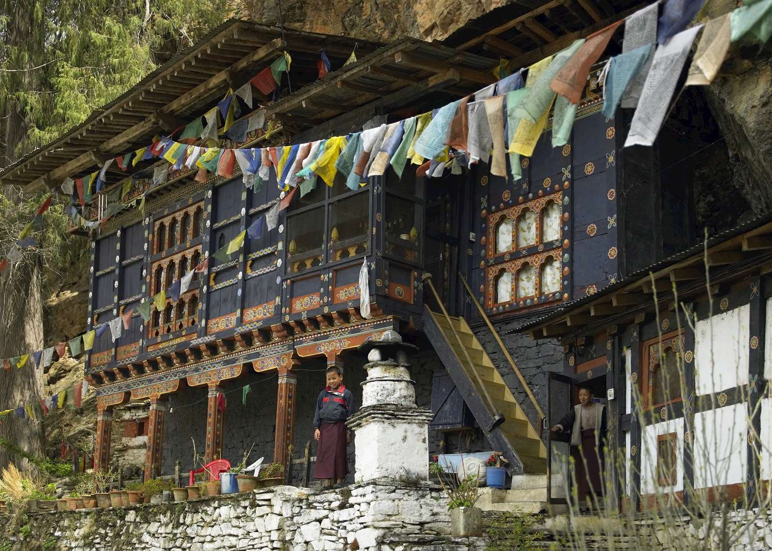Local house, Paro, Bhutan