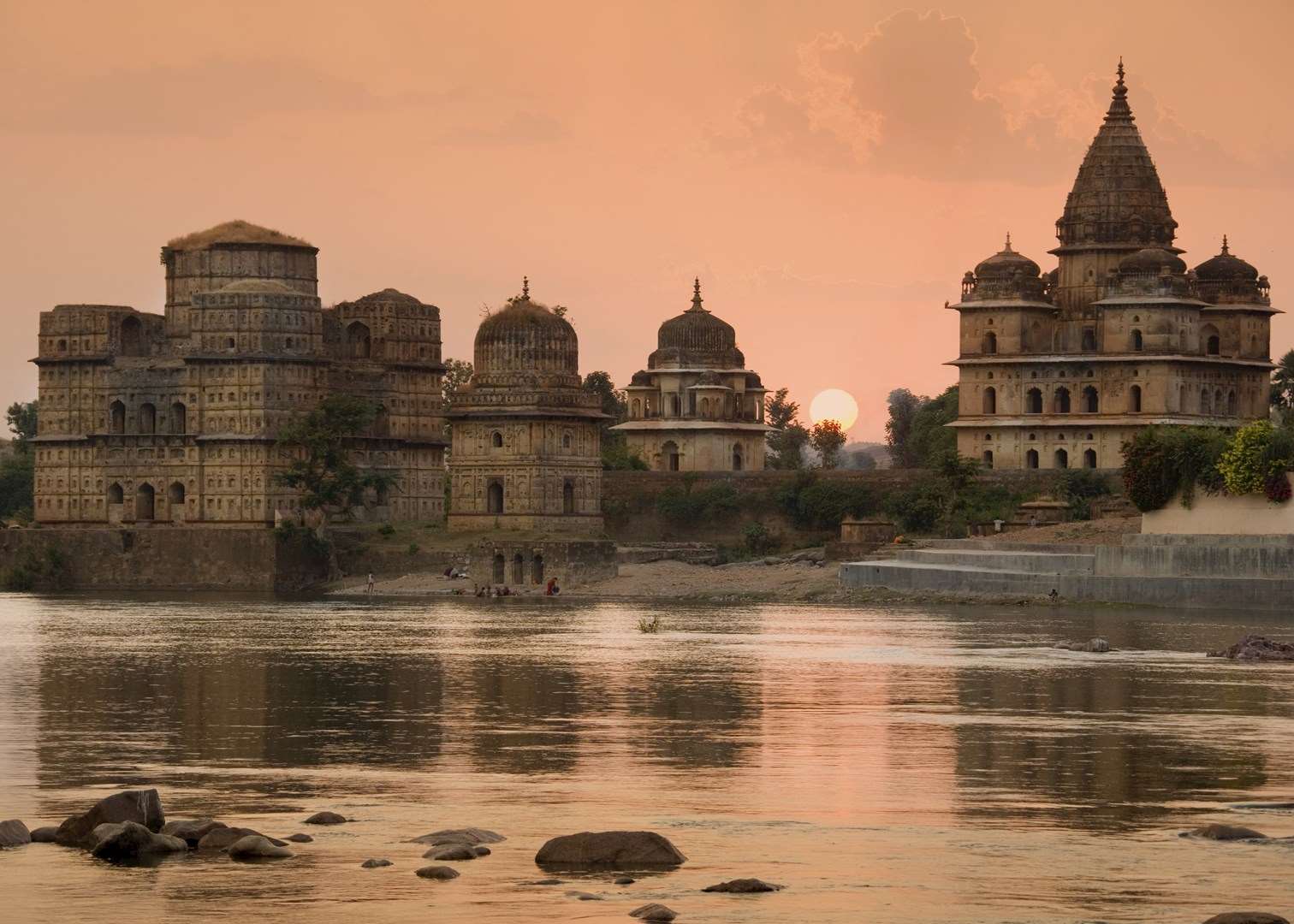 Temples at Orchha, India