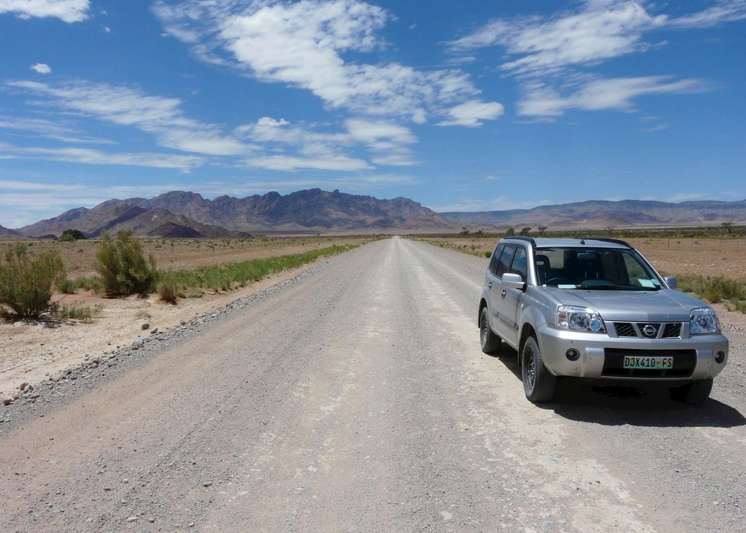 Self driving in Namibia