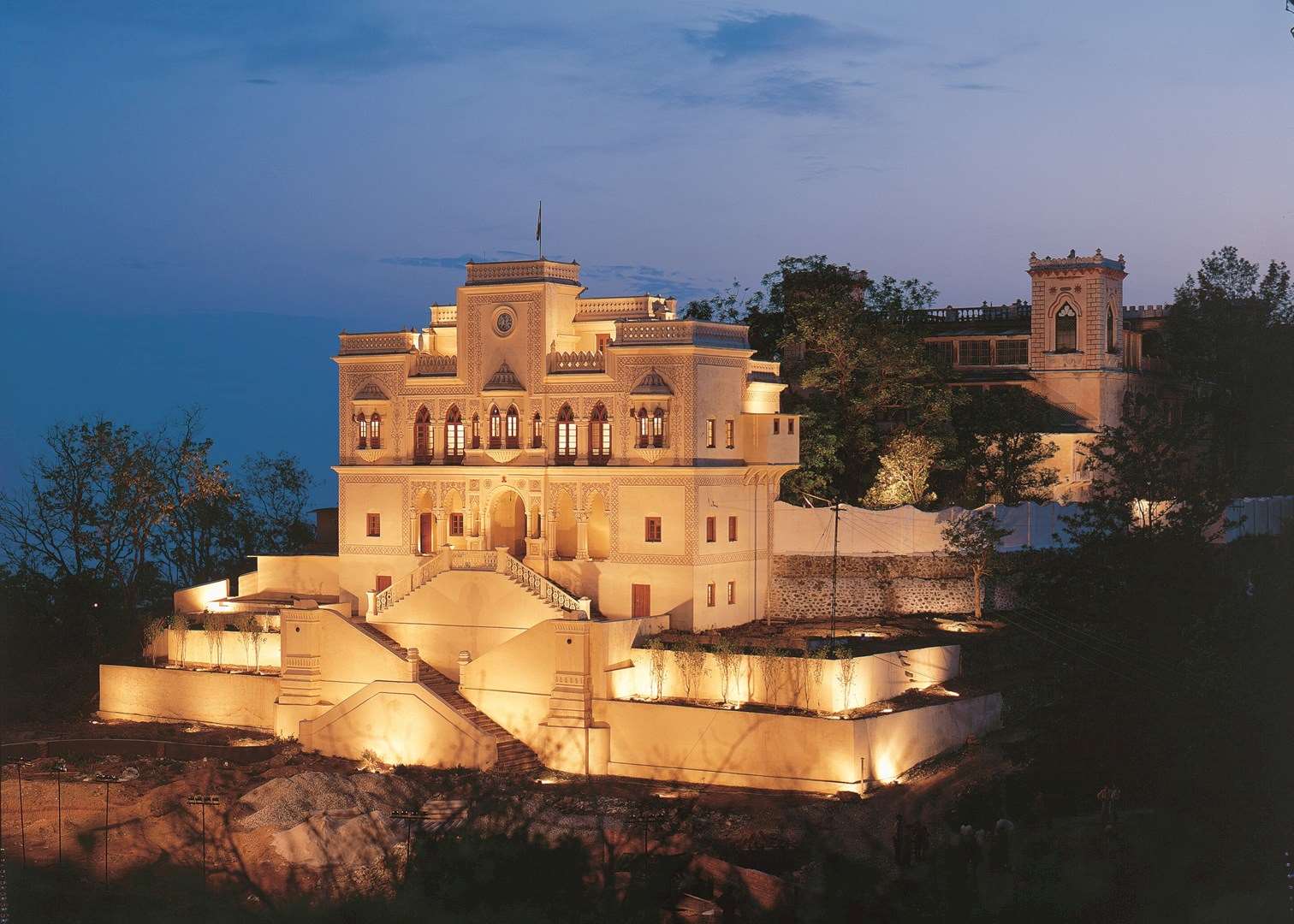 Ananda at night, Rishikesh