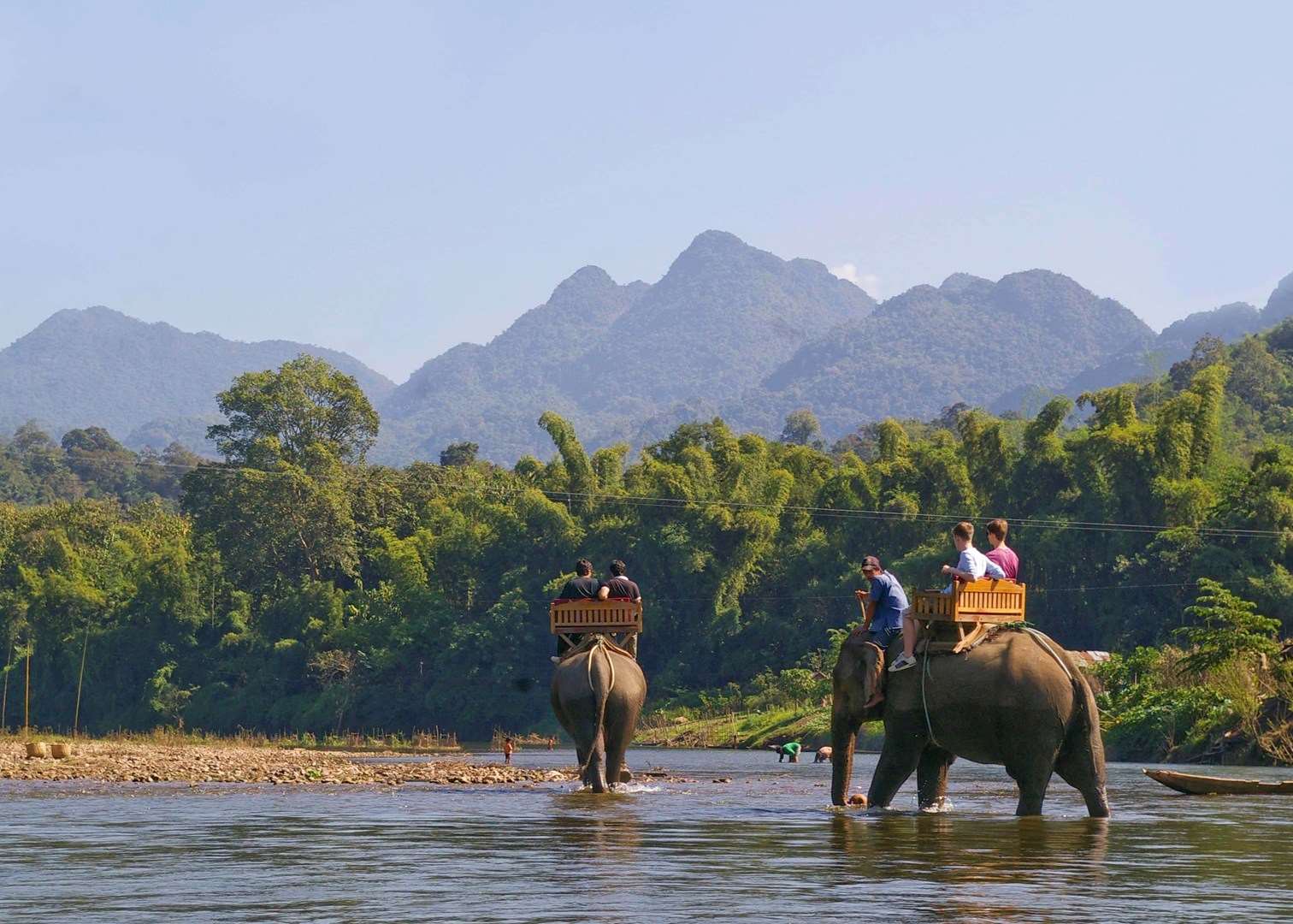 Elephant Riding in Luang Prabang