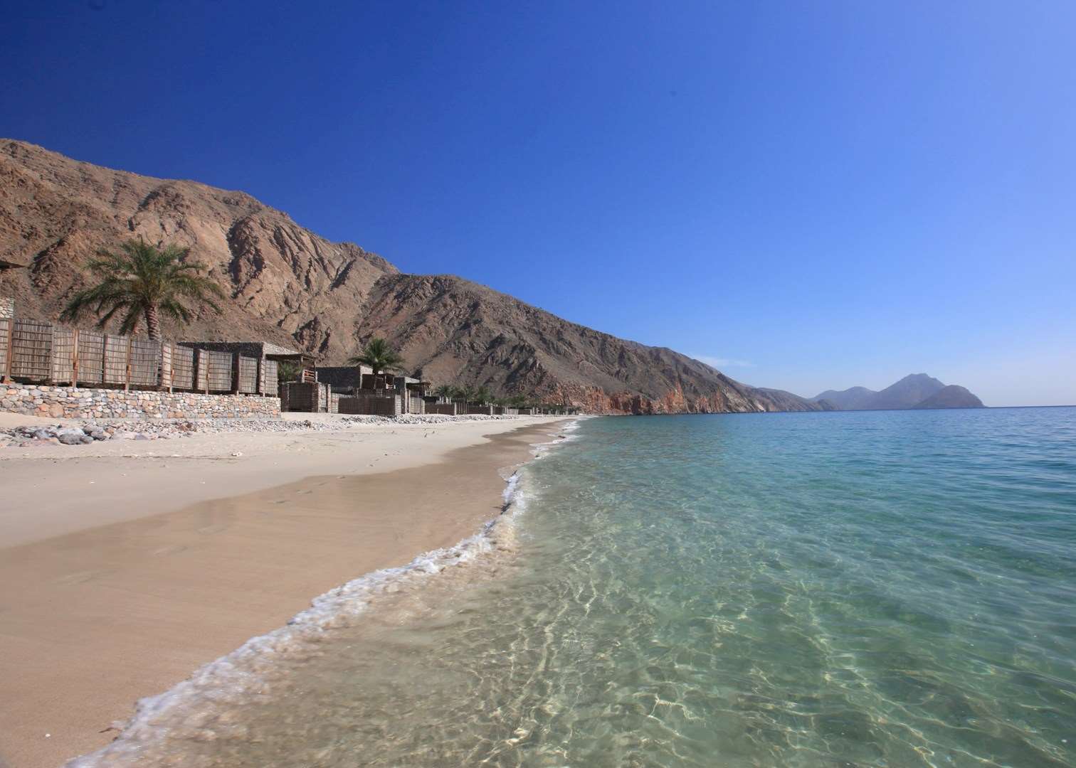Beach, Six Senses at Zighy Bay