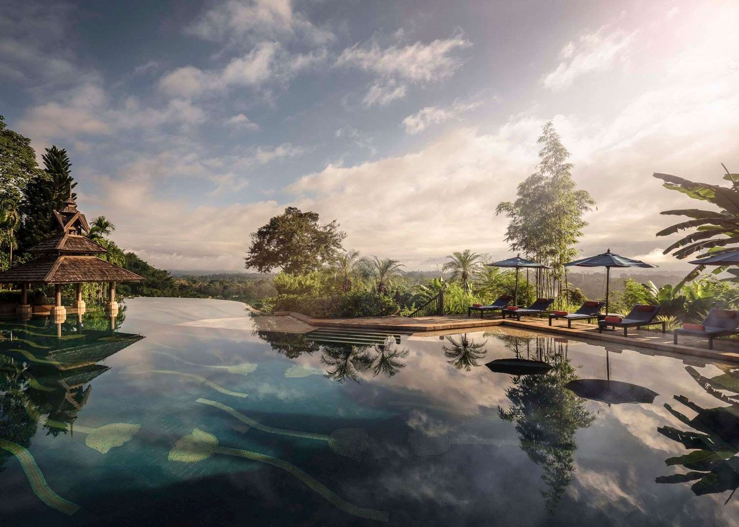 Swimming pool, Anantara Golden Triangle