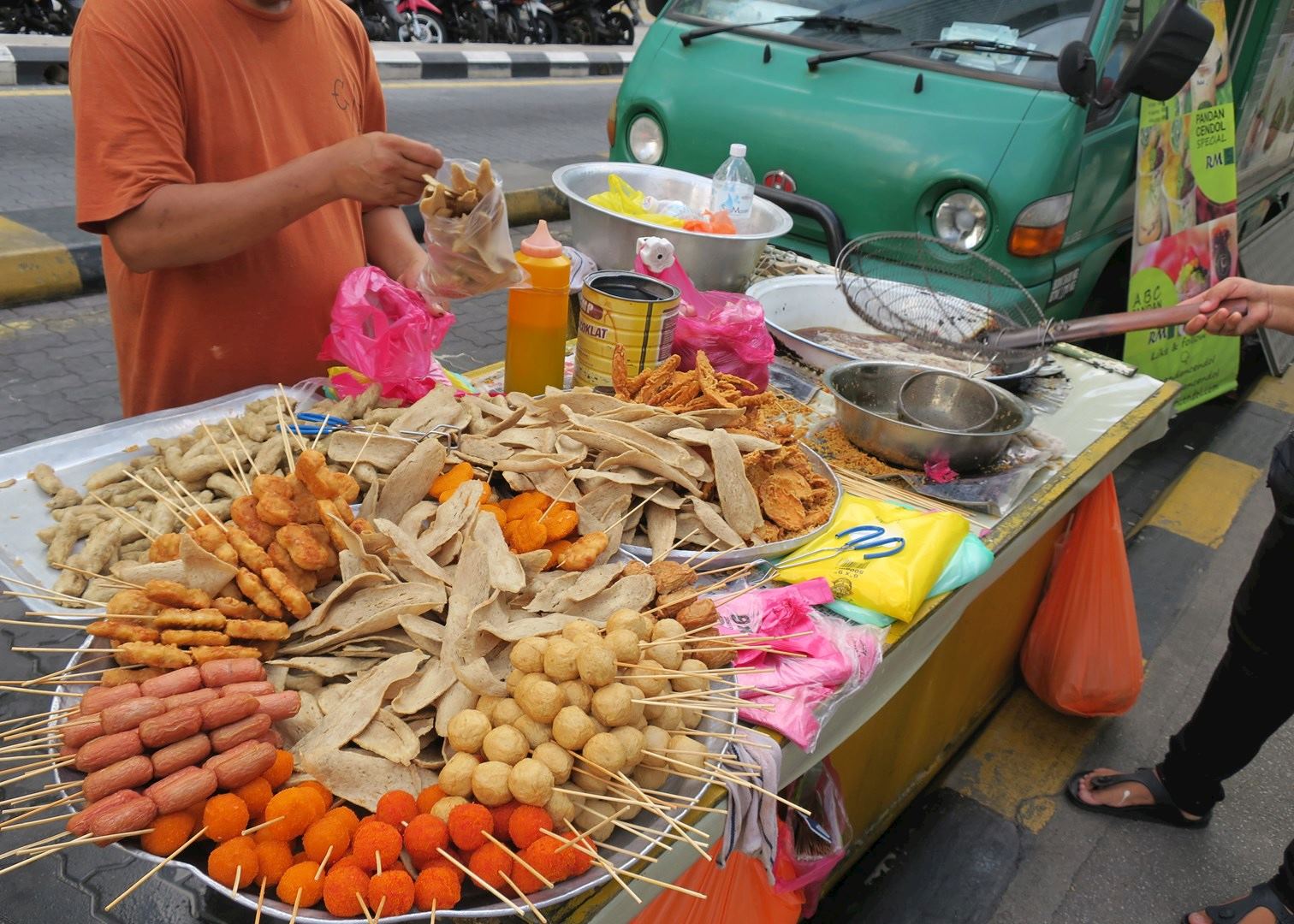 Traditional Malaysian Street Food LEKPU