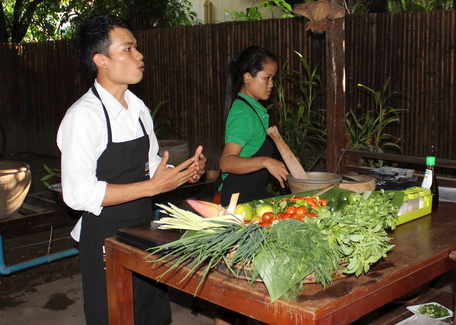 Cooking in Vietntiane