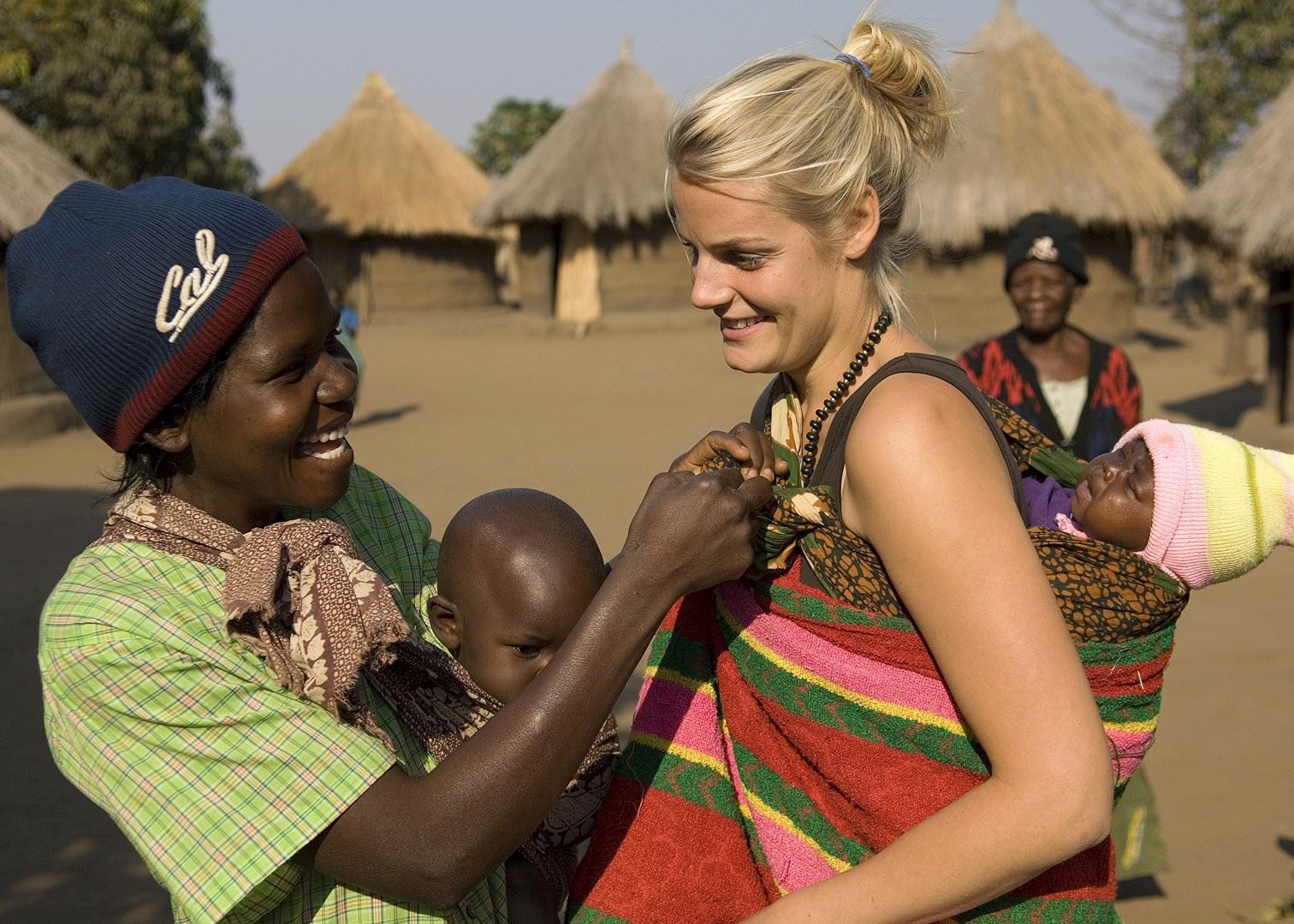 Learning new skills in Kawaza Village