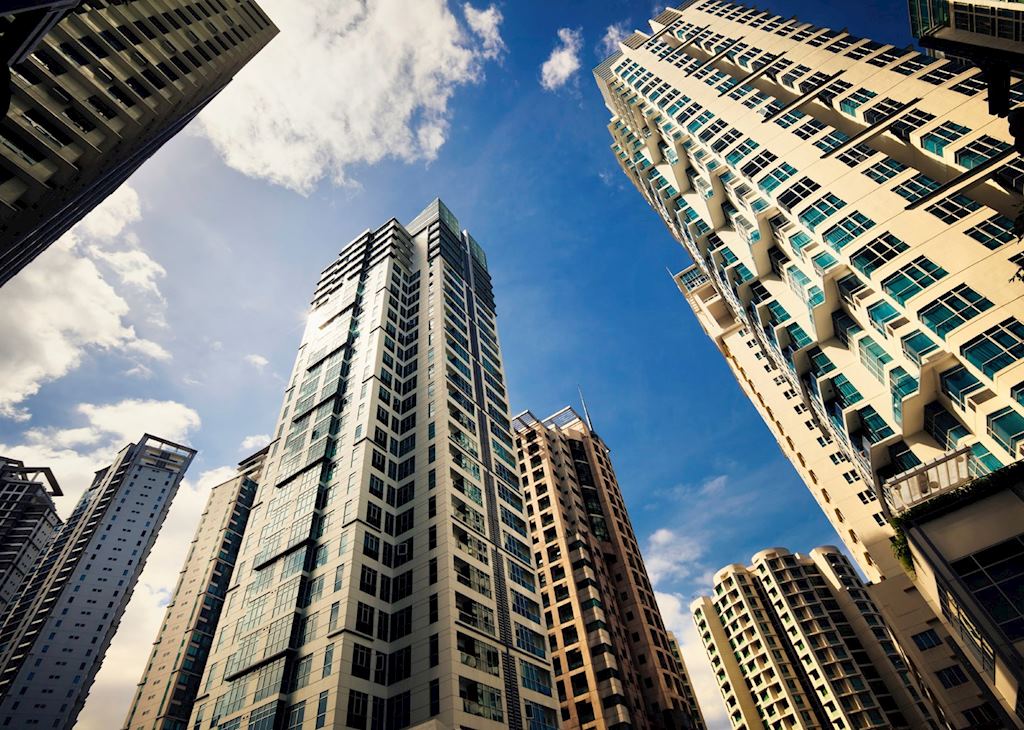 Modern buildings, Manila