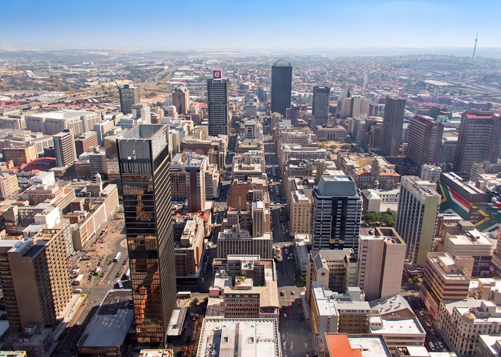 The inner city of Johannesburg
