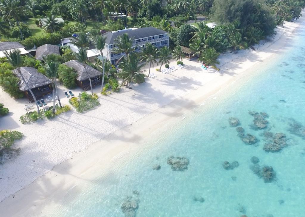 Aerial View of Moana Sands Beachfront Hotel