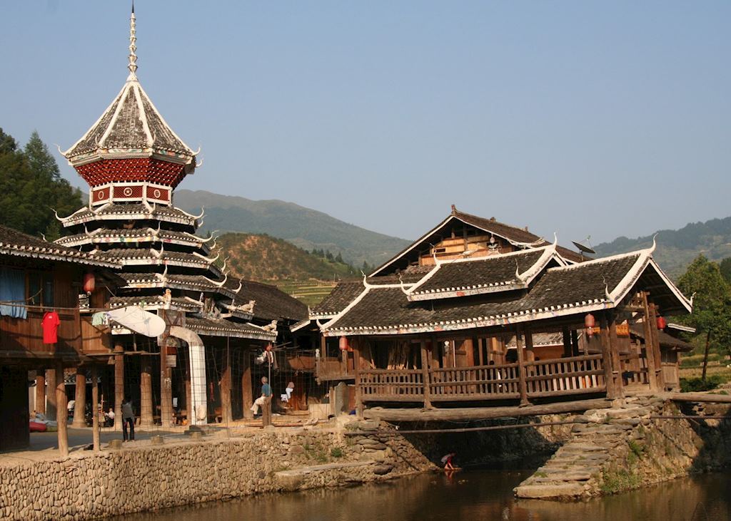 Zhaoxing village scene