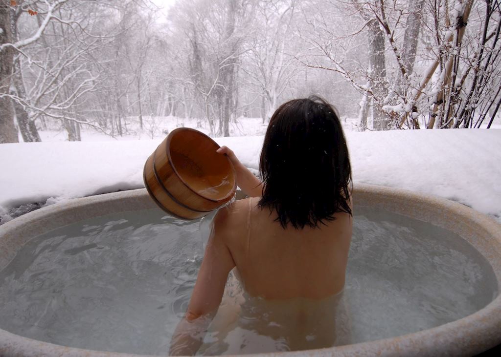 Hot spring or onsen