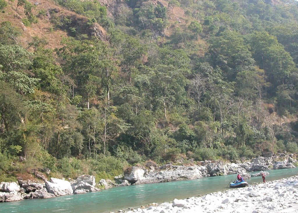 Rafting on the Seti River