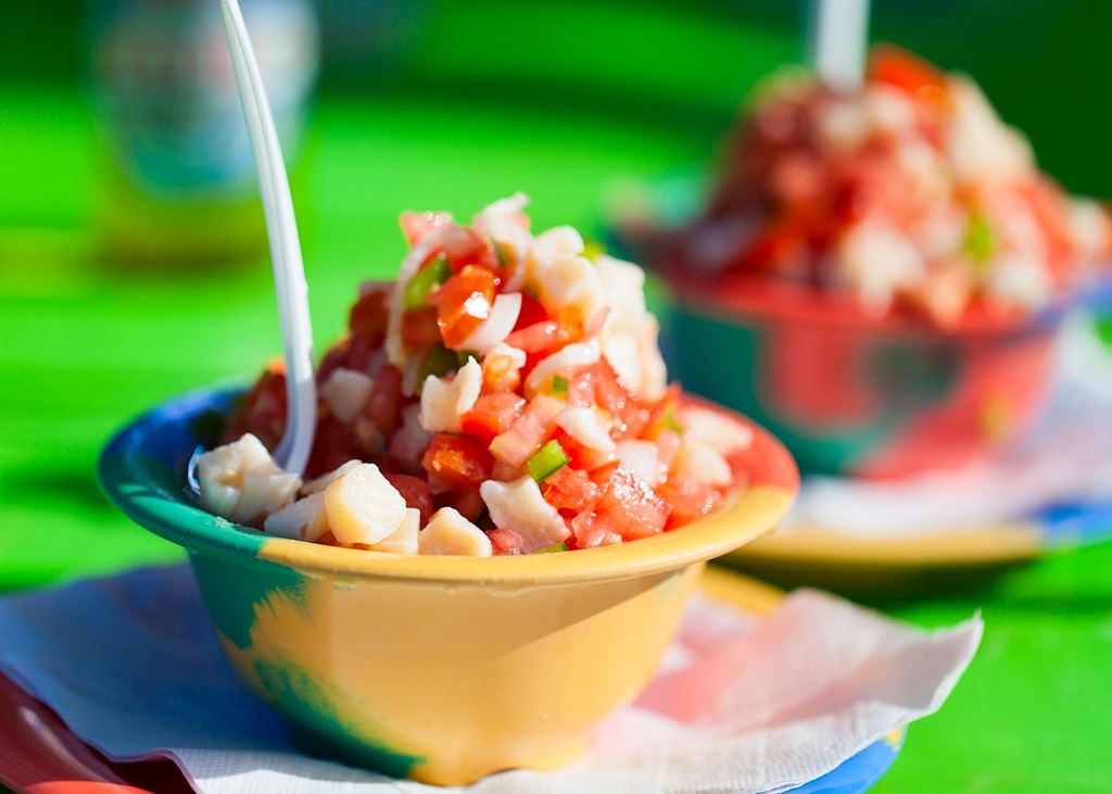 Fresh conch salad