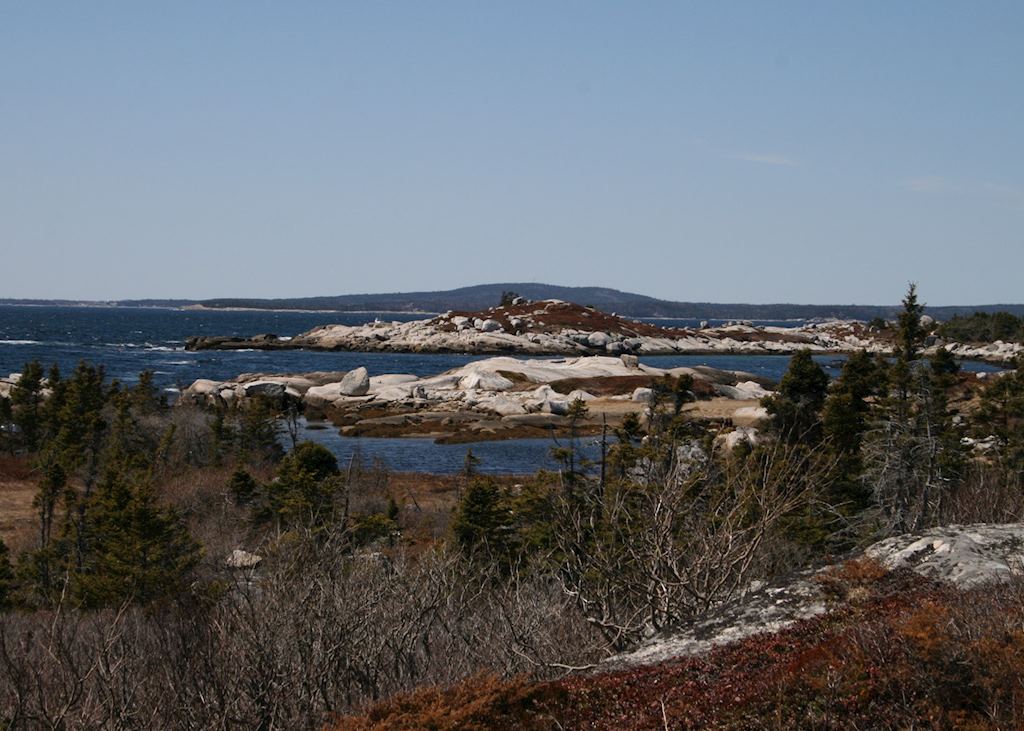 Granite coastal scenery of Nova Scotia
