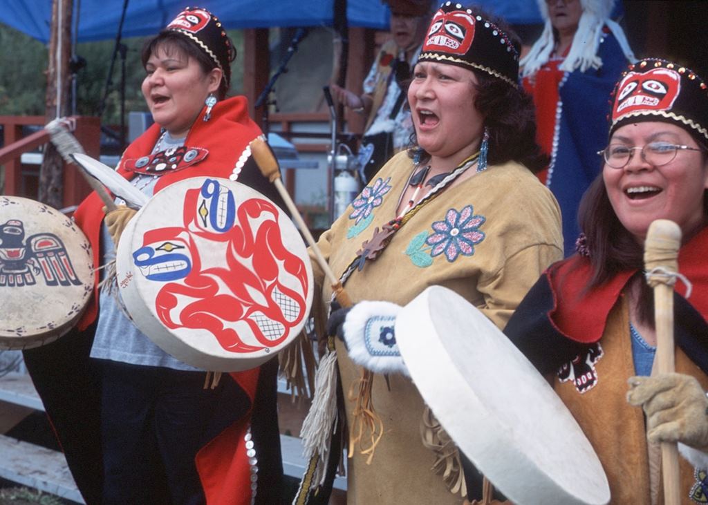 First Nations drummers