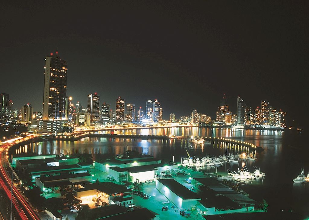 Panama City by night