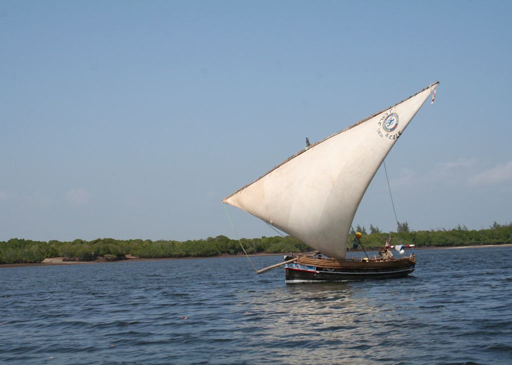 Sailing Dhow, Lamu Archipelago, Kenya