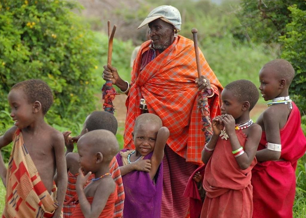 Maasai children at Longido
