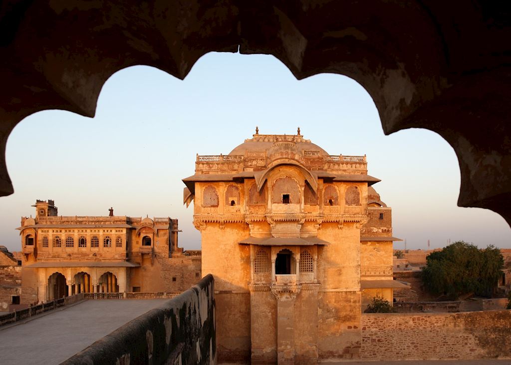 A view of Nagaur Fort from The Ranvas, Nagaur
