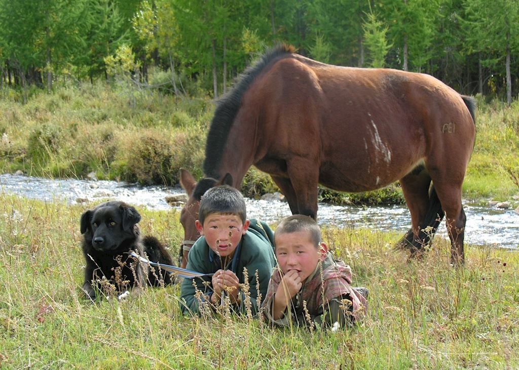 Mongolian children