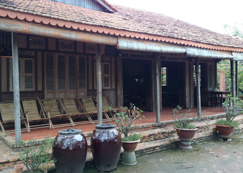 Ut Trinh Homestay,Vinh Long, Front Entrance