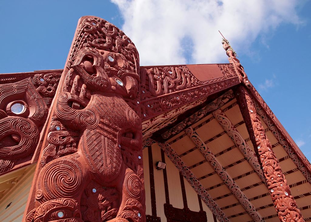 Maori house in Rotorua