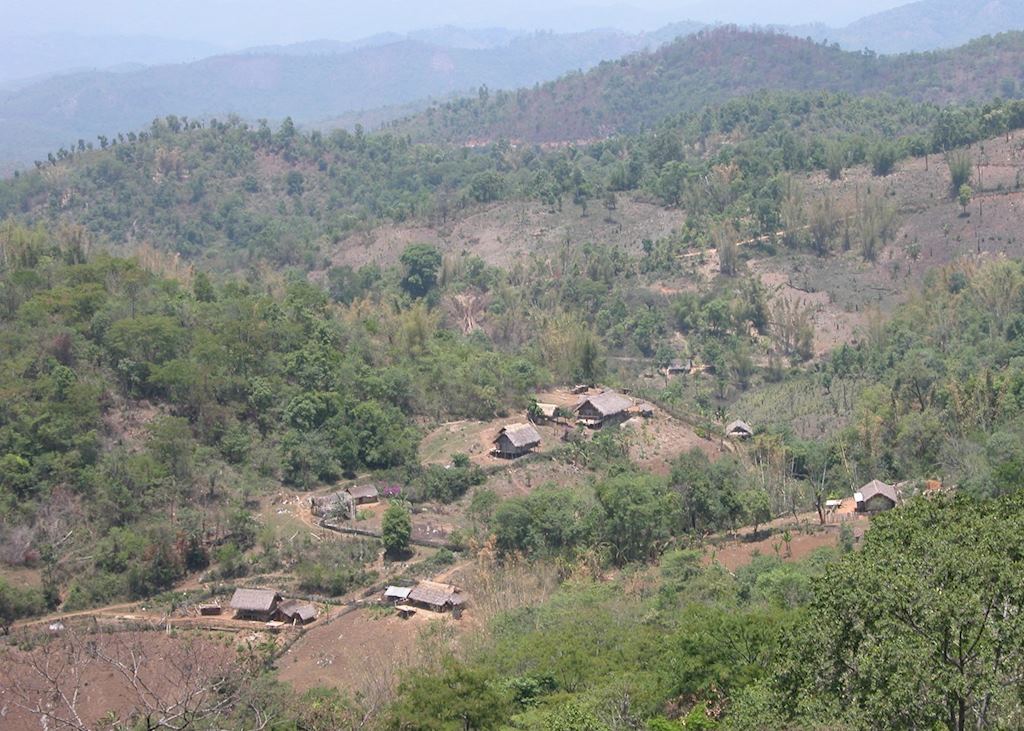 Shan countryside on the Burma Road