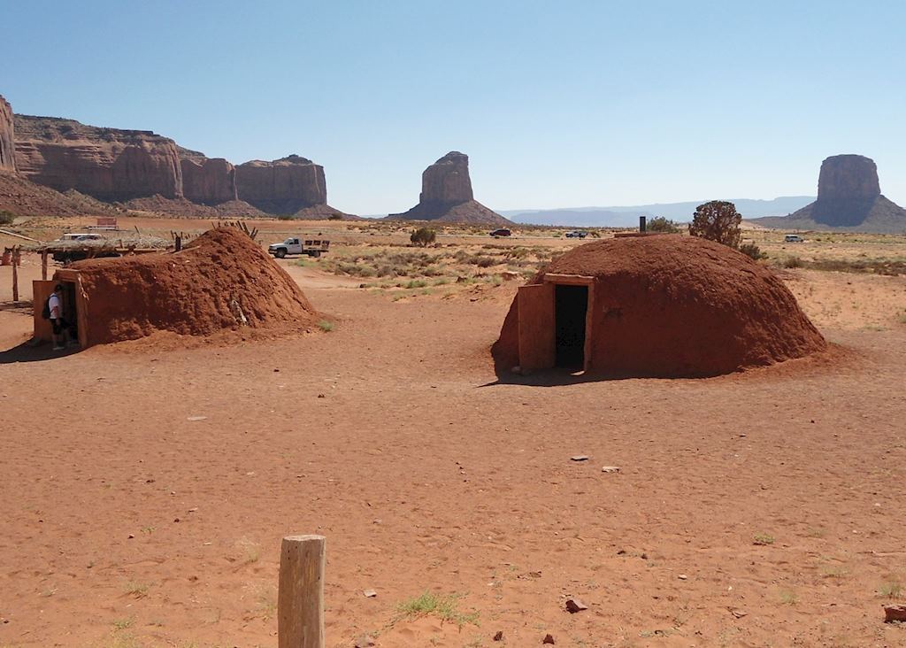 Traditional Navajo Hogans, Monument Valley