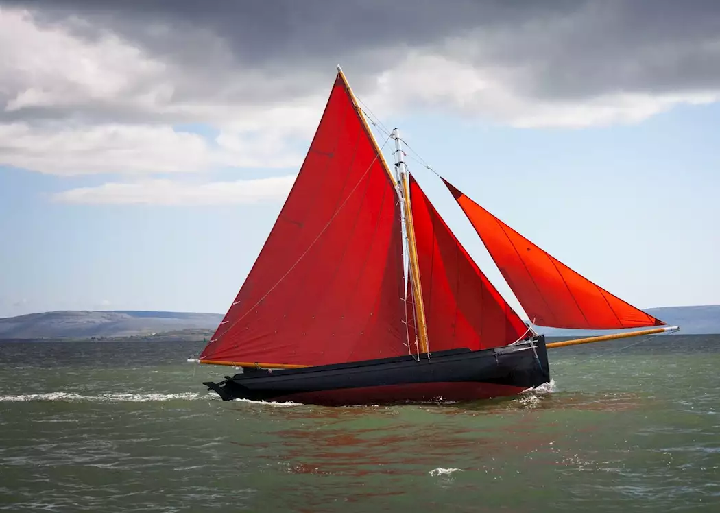 Hooker boat in Galway