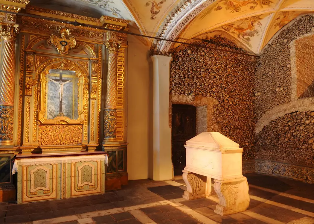 Inside chapel, Évora