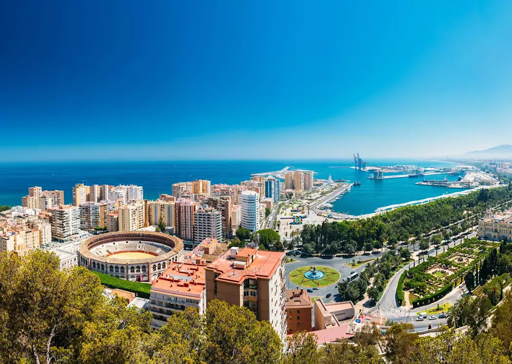 Aerial view, Málaga
