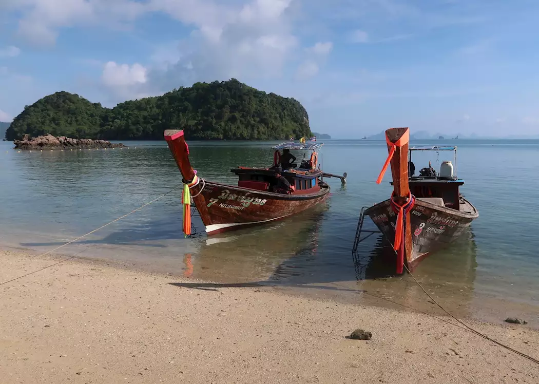 Longtail boats on Koh Yao Noi