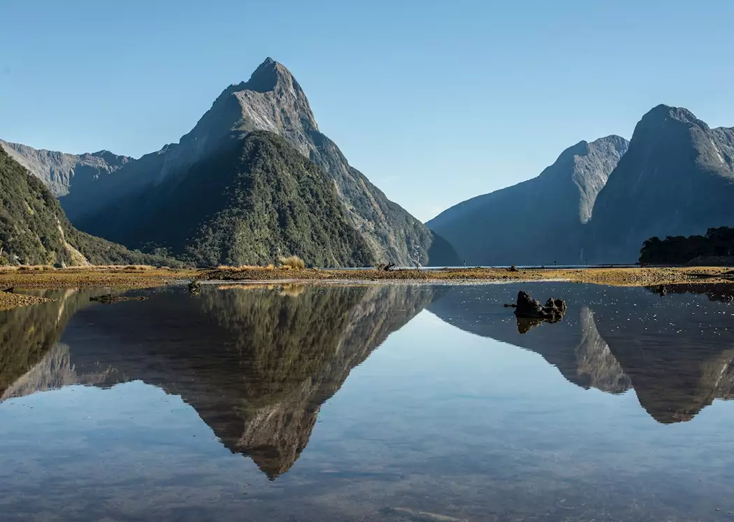 Mitre Peak view on the Milford Sound
