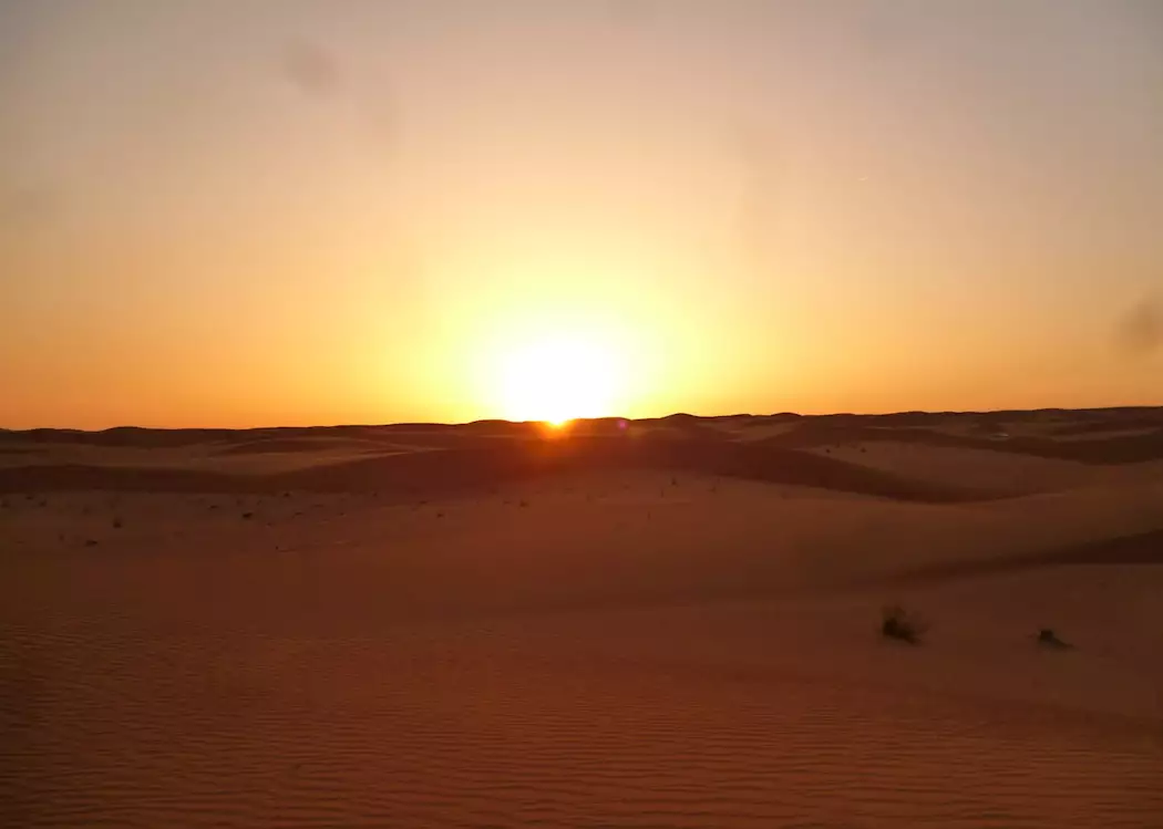 Desert sunset, Dubai