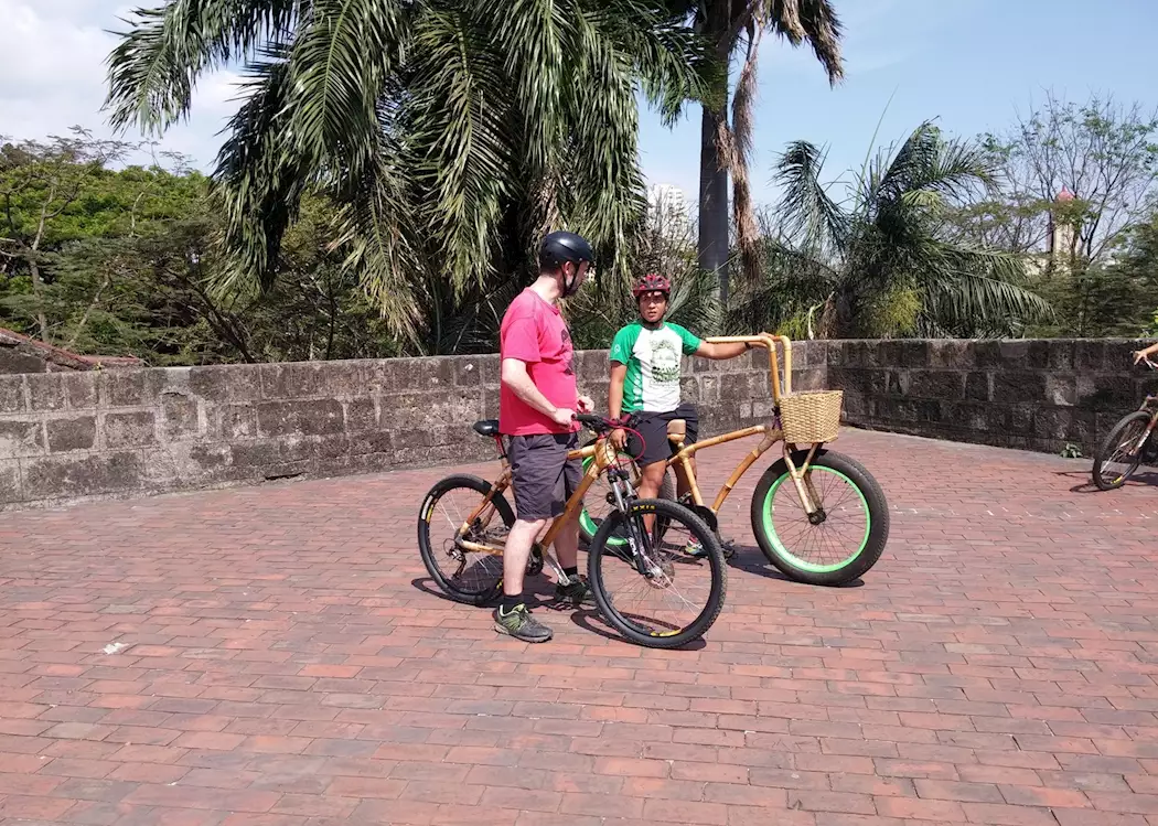 Bamboo bike tour, Intramuros
