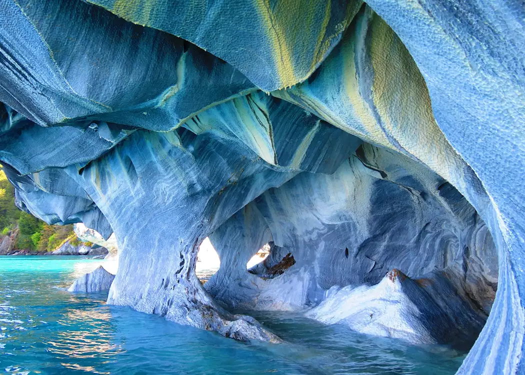 Marble Caves in Aysén, Patagonia, Chile