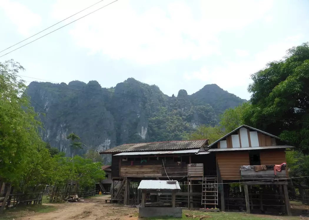 Exploring Hin Boun village near Kong Lor Cave