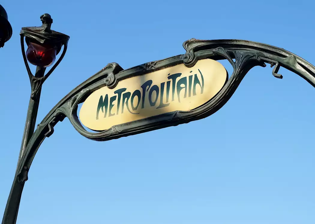 Metro sign, Paris