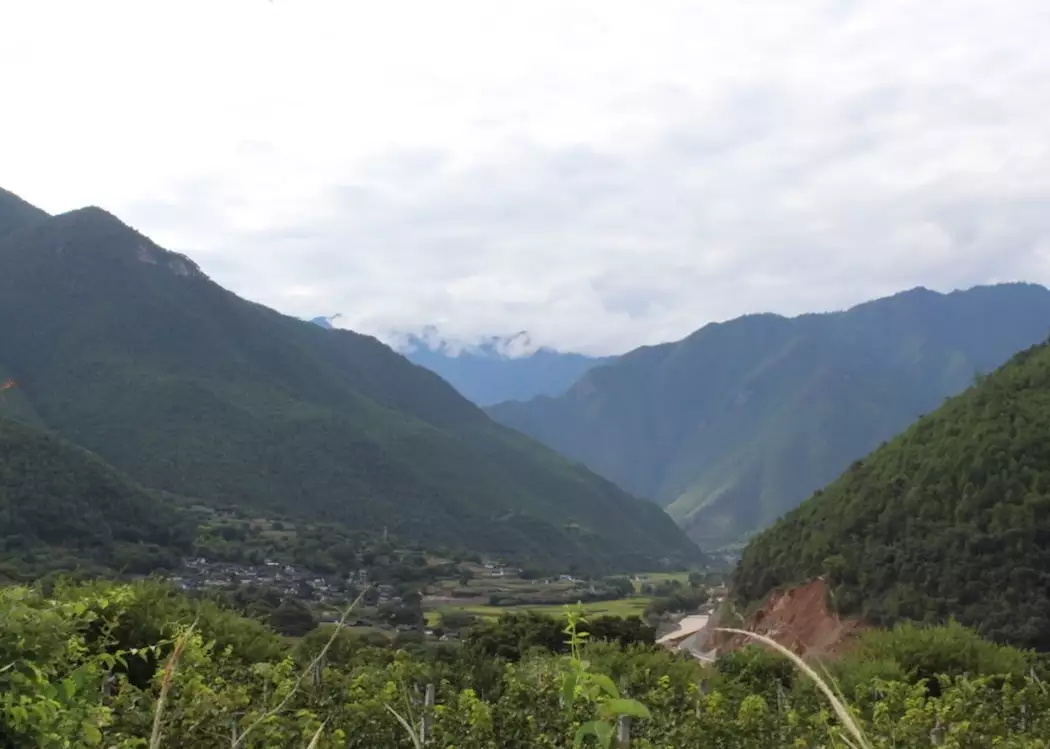 View of valley in Tacheng