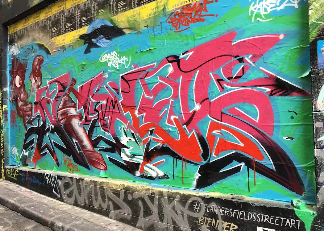 Laneway graffiti, Melbourne