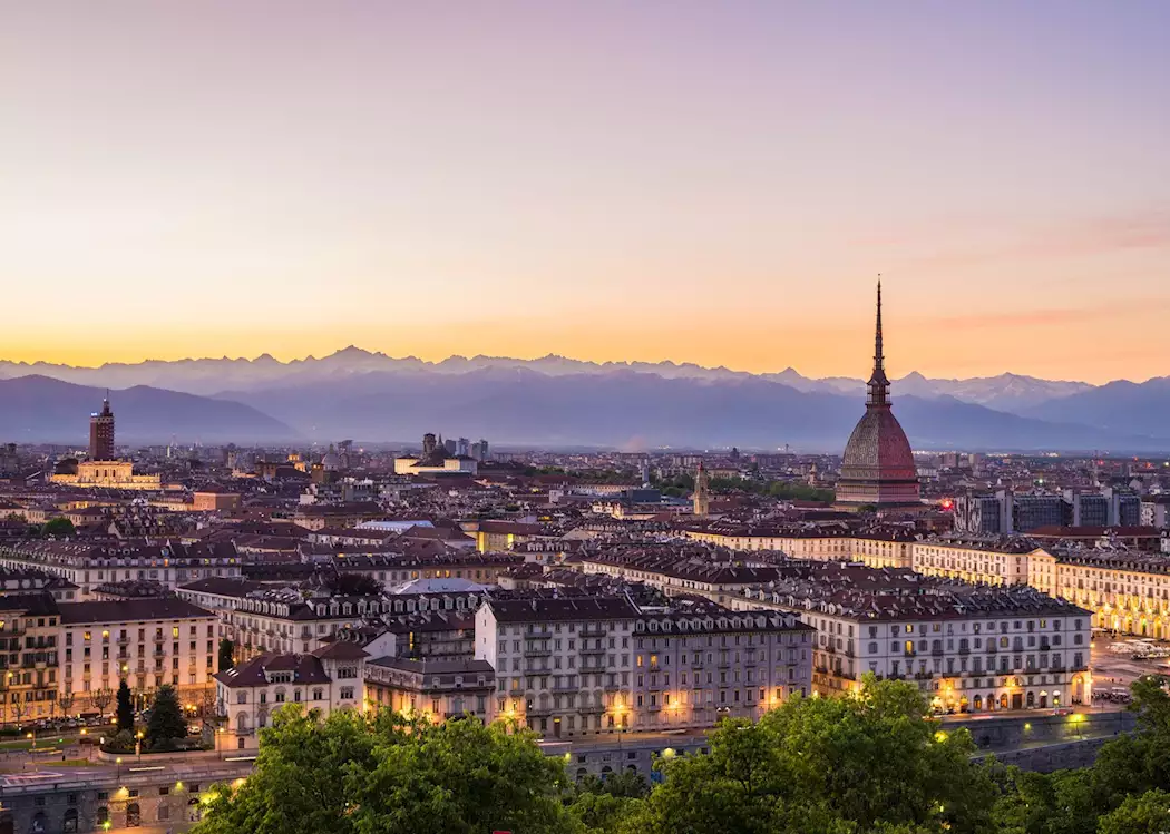 Turin skyline, Piedmont