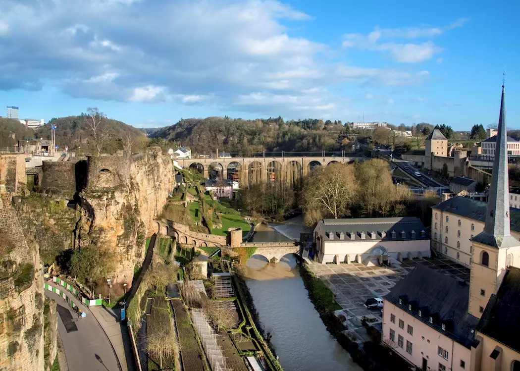 Alzette River, Luxembourg City