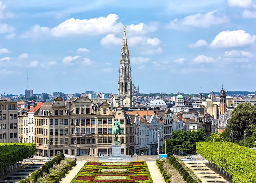 Skyline of Brussels, Belgium