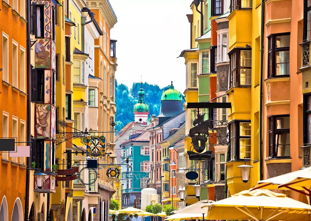 Vibrant streets of Innsbruck
