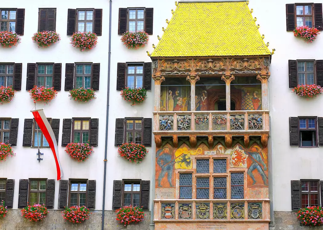 Innsbruck's famous Goldenes Dachl (Golden Roof)