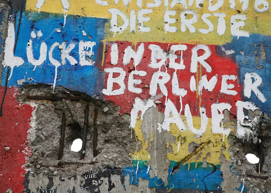 The first gap of the Berlin Wall 
