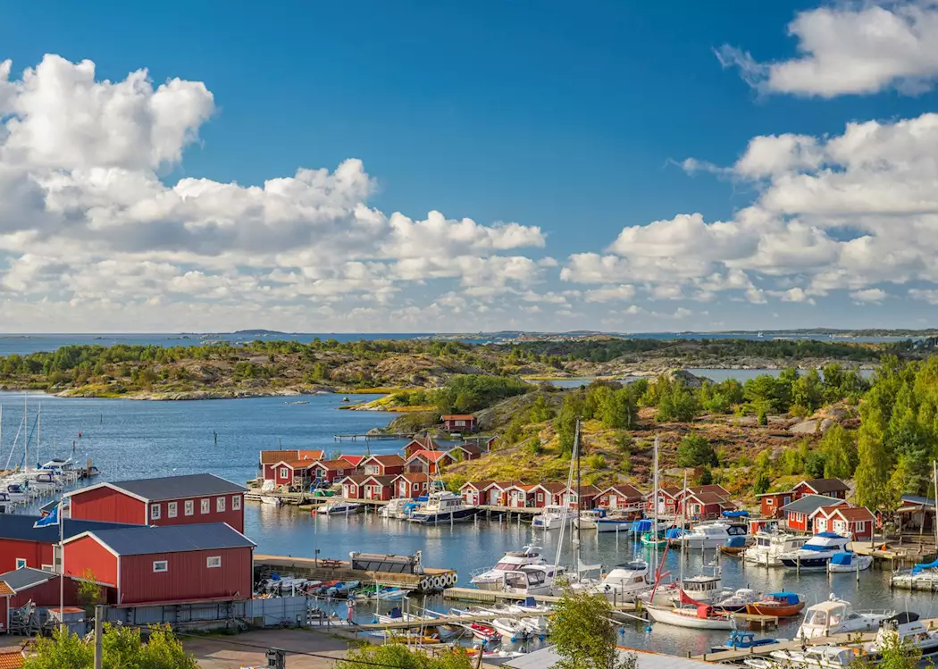 Fishing village in Gothenburg archipelago
