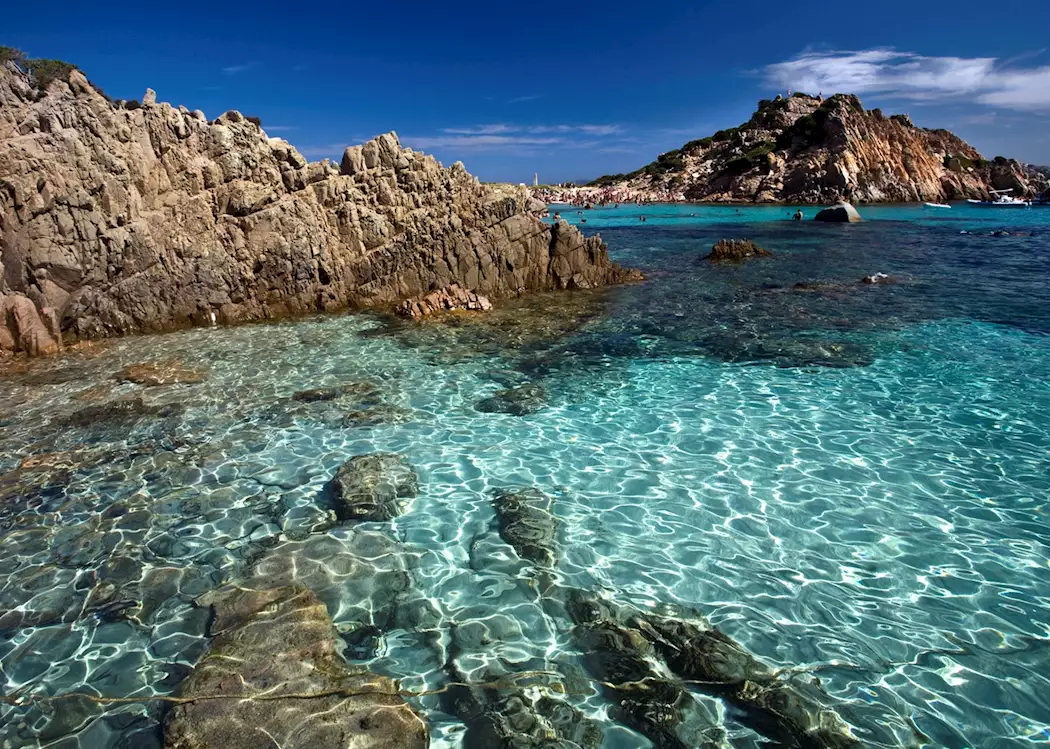 Clear waters, La Maddalena islands