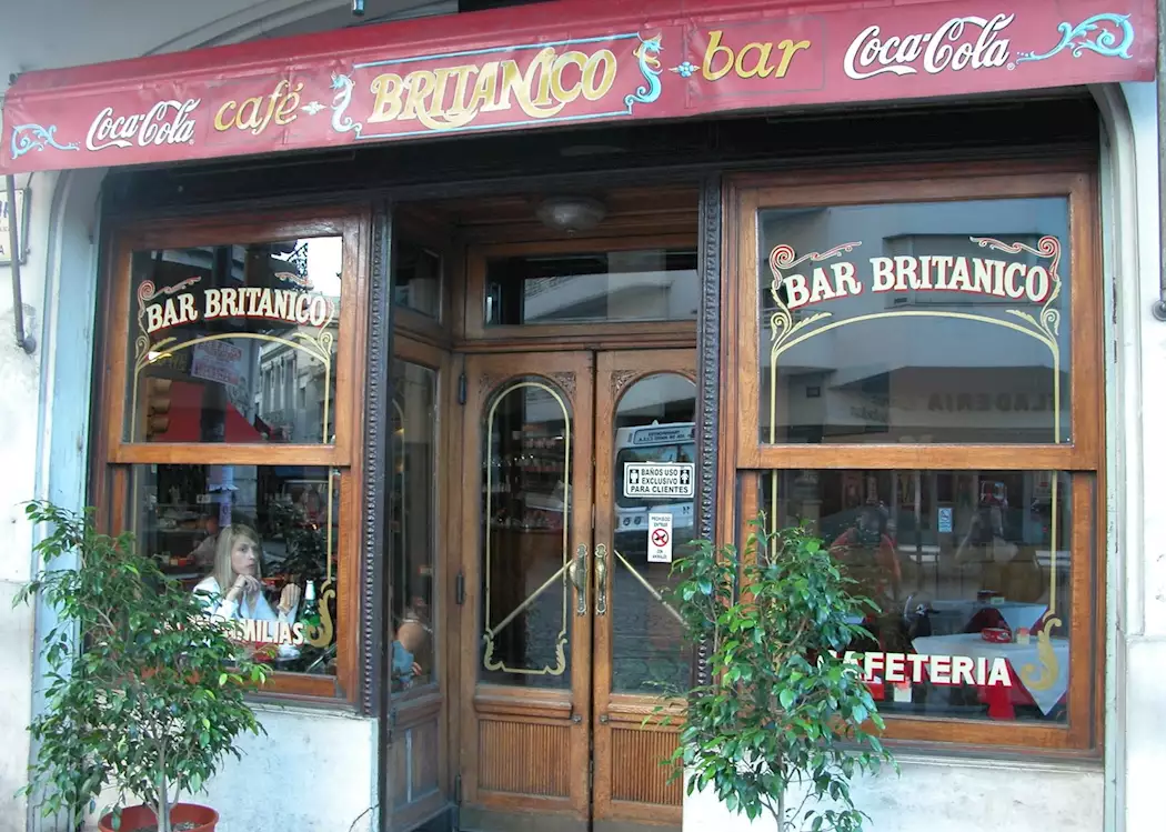 The historical British Bar, San Telmo district, Buenos Aires, Argentina
