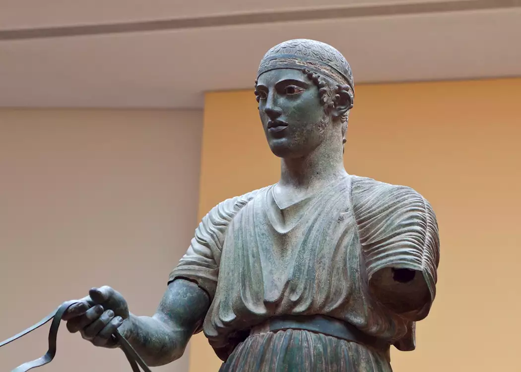 Bronze Charioteer, Delphi Museum